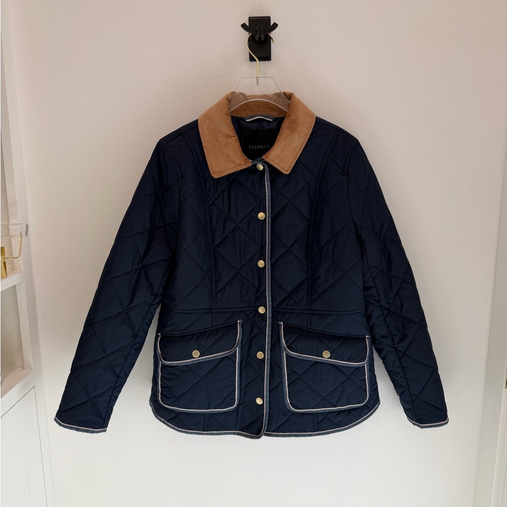 Talbots Quilted Barn Jacket